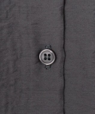 UNFILO ヴィンテージシアー ギャザーワンピース チャコール