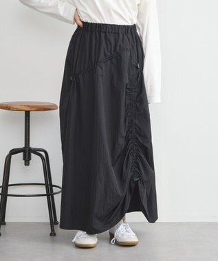 earth music&ecology ドロストギャザースカート