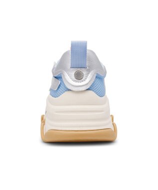 STEVE MADDEN POSSESSION-E-XS ECOボリュームスニーカー シルバーオンブレ