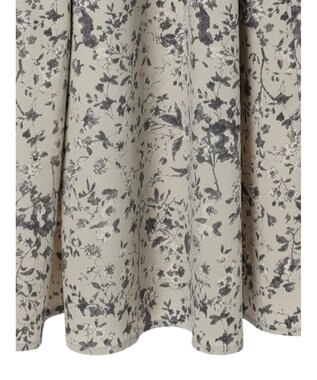 Green Parks ・ＥＬＥＮＣＡＲＥ　ＤＵＥ　リブ×フラワーキリカエワンピ Gray Mixture