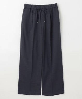 ANY L 【洗濯機可/セットアップ可/UVケア/速乾/イージーケア】サラサラテックリネンパンツ ネイビー