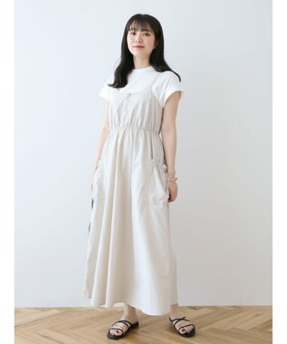 Green Parks ・Ｐｅｔｉｔ　Ｆｌｅｕｒ　リブフレンチＴＥＥ Off White