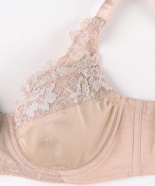 Wing ブラジャー バストをしっかり包みこむ 背中の段差を軽減 綿混(カップ肌側) フルカップブラ KB2115 ウイング／ワコール ベージュ