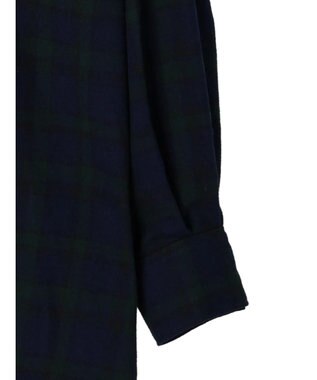 Green Parks ネルチェックシャツ Black Watch Green