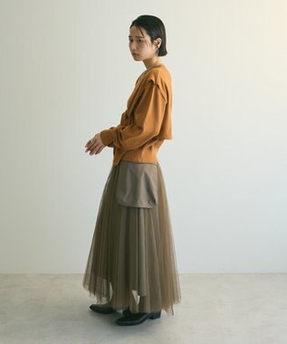 Green Parks armonia．ツイストレイヤードプルオーバー Camel