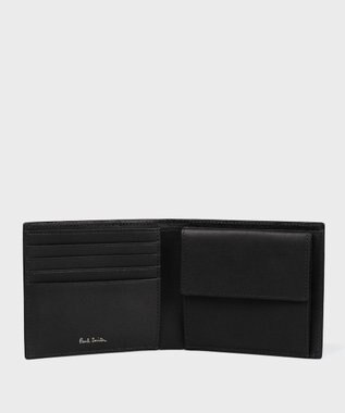 Paul Smith コーテッドキャンバス 2つ折り財布 ブラック