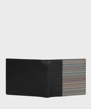 Paul Smith コーテッドキャンバス 2つ折り財布 ブラック
