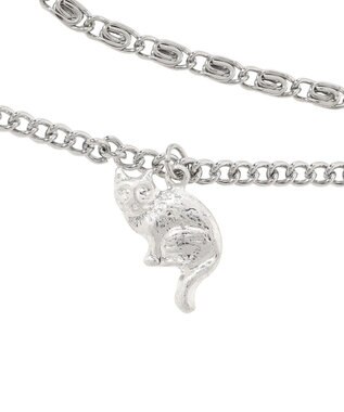 YECCA VECCA モチーフ4連ネックレス Silver