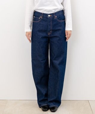 caqu sagging baggy ワイドシルエットデニム rinse