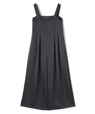 uncrave シャイニーダブルサテン オールインワン スレート