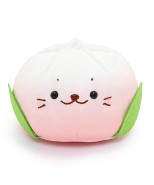 Mother garden しろたん ピザまん / ももまん マスコット ぬいぐるみ 【単品】 ももまん