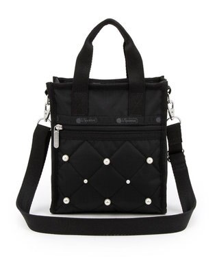 MINI N/S TOTE W/ PEARLS/ミッドナイトパール / LeSportsac