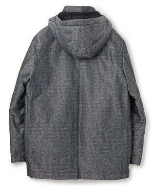 JOSEPH HOMME 新素材【4WAY】ライトラスターシャンブレー　ダウンコート グレー系