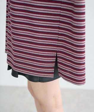 earth music&ecology ラガーポロシャツ Bordeaux