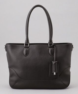 GOTAIRIKU 日本製【PELLE MORBIDA】2WAY シュリンクレザートートバッグ ブラック系