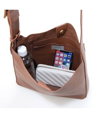 UNBILLION カシュカシュ cachecache / バックルディテールワンショルダー キャメル