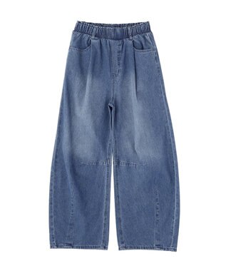 Green Parks ウエストタックコクーンデニムパンツ Indigo