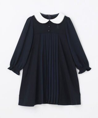 組曲 KIDS 【110-140㎝】ノーブルネイビー ワンピース ネイビー