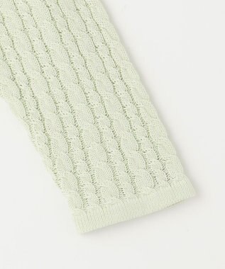 組曲 【WEB限定】CHAI ケーブルニットカーディガン ライムグリーン系