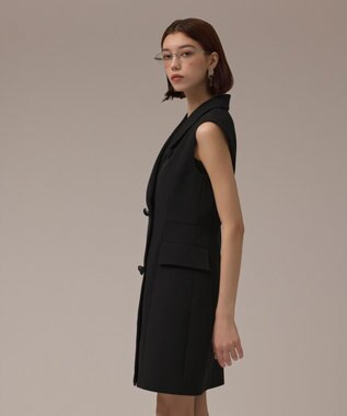 GRACE CONTINENTAL テーラードワンピース ブラック