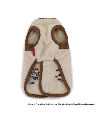 PET PARADISE ミニオン  ボブ＆ティム  背中開きベスト 小型犬 ベージュ