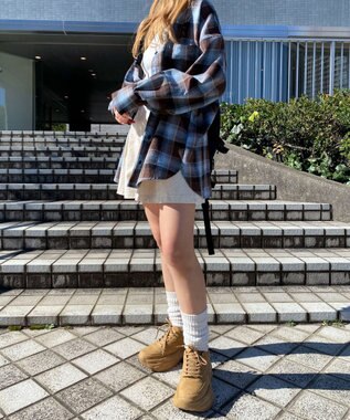 WEGO 【S～XL】クリアライトソールスニーカー キャメル