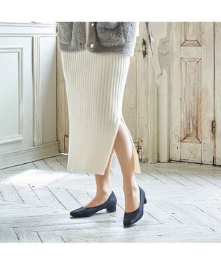 Riz raffinee <Riz raffinee>【強撥水】ブラックフォーマルパンプス ブラックキジ