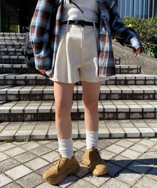 WEGO 【S～XL】クリアライトソールスニーカー キャメル