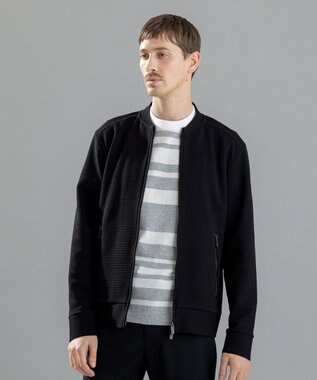 【LEON 5月号掲載】＜オリジナル素材＞ ライトタックジャージー ジップアップブルゾン