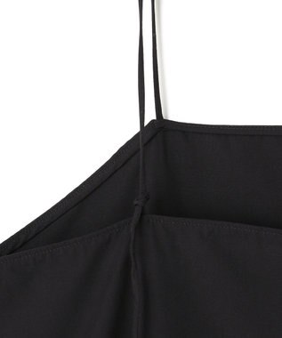 UNFILO レースヘム キャミソール ブラック