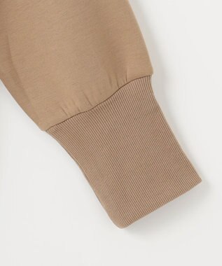 ANY L 【洗濯機可】エンブロイダリーロゴダンボールプルオーバー キャメル