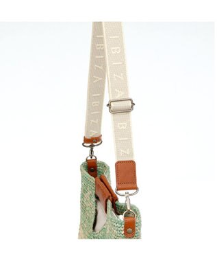 IBIZA ラフィア　2WAYバッグ エメラルドグリーン