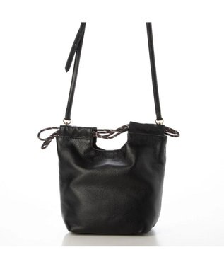 UNBILLION perche 牛革ソフト3wayコードハンドルバッグ ブラック