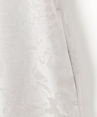 自由区 【洗える】オパールプリント ワンピース ライトグレー系