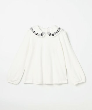 ANY KIDS 音符ブラウス オフホワイト