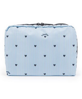 LeSportsac EXTRA LARGE RECTANGULAR COSMETIC/フレッシュブラックハーツ フレッシュブラックハーツ