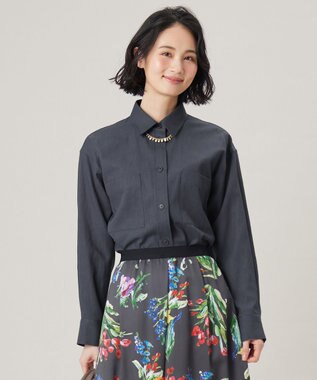 【洗える】ドビーオックスストレッチシャツ アウター