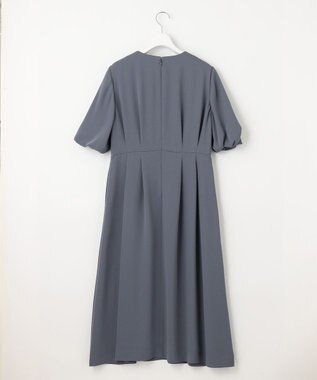 23区 エフォートレスダブルクロスバルーンスリーブワンピース大きいサイズ46 23区 【洗える】エフォートレスダブルクロス バルーンスリーブ