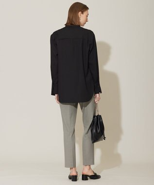 ICB 【接触冷感・UVケア・撥水・洗える】 LooseWeave テーパードパンツ モスグレー系