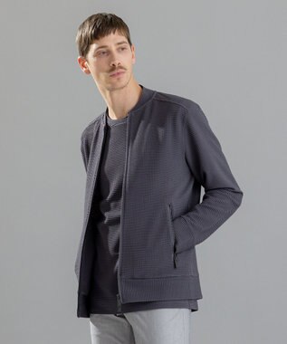 JOSEPH HOMME 【LEON 掲載】＜オリジナル素材＞ ライトタックジャージー ジップアップブルゾン グレー系