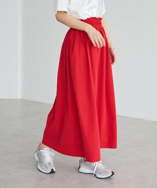 CRAFT STANDARD BOUTIQUE ドロストギャザースカート Red