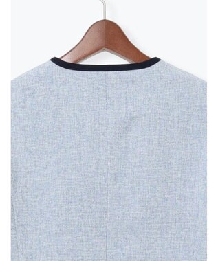 Te chichi ライトツイードバイカラージャケット《2026 spring catalog item》 ブルー