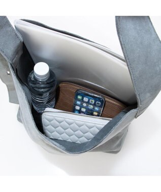 UNBILLION カシュカシュ cachecache / フェイクスエードホーボーバッグ ブルー