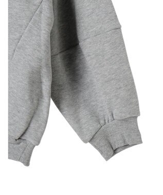 AMERICAN HOLIC ポケット付きバックドレープ裏毛プルオーバー Light Gray Mixture