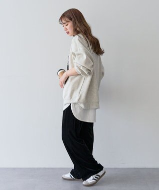 Green Parks ・ＤＯＵＢＬＥ　ＦＬＡＧＳ　フォトｐｔスウェット Oatmeal