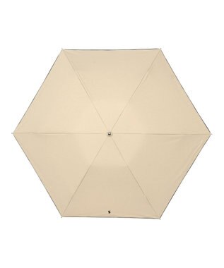 MOONBAT POLO RALPH LAUREN 晴雨兼用日傘 折りたたみ傘 ワンポイントPP／一級遮光 遮熱 UV ベージュ