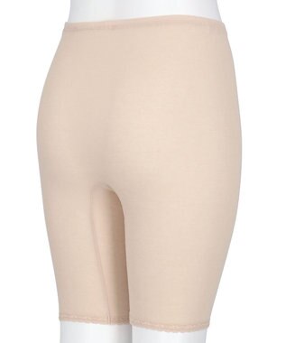 Wing インナーボトム 綿100％(身生地部) 【綿100％ シャリ感タイプ】 3分丈 春 夏 ER6364 ウイング／ワコール ベージュ