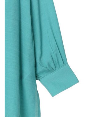 Green Parks ジャガードシアーシャツ Green