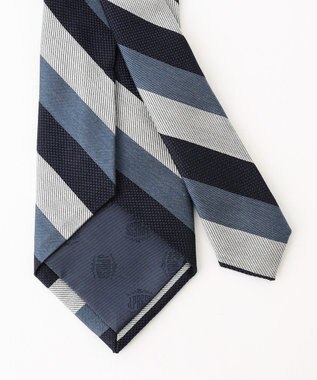 J.PRESS MEN 【J.PRESS SPUN SILK COLLECTION】レジメンタルネクタイ ネイビー系2