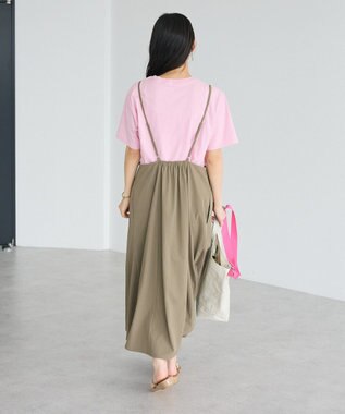 CRAFT STANDARD BOUTIQUE ギャザーデザインキャミワンピース Light Brown